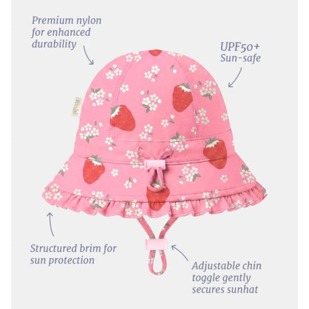 Toshi Swim Bell Hat - Twinkle - Strawberry