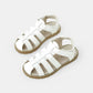 Walnut Benson Sandal - White