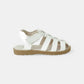 Walnut Benson Sandal - White