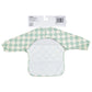 Big Softies Recylced Long Sleeve Bib - Sage Check