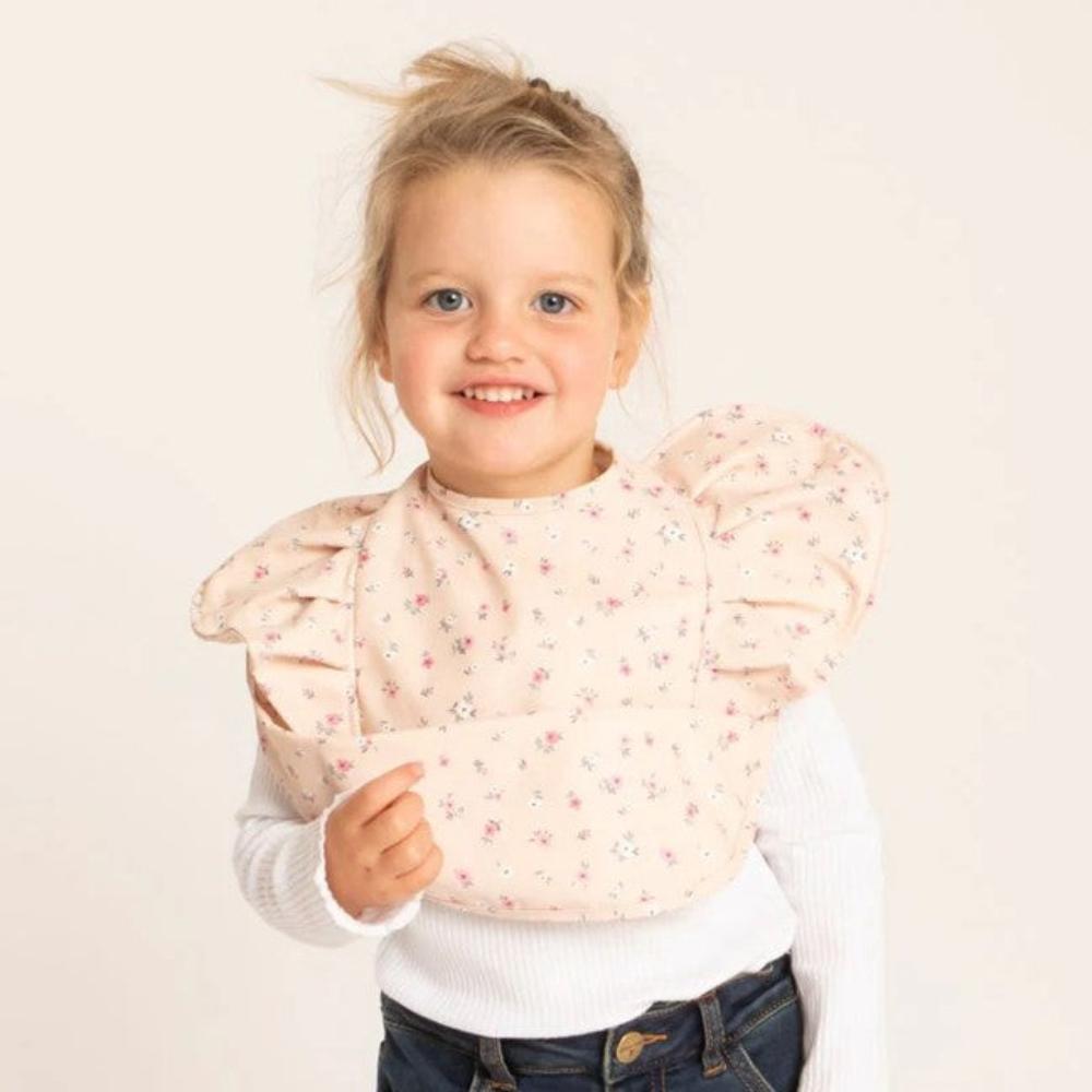 All4Ella Recycled Frills Bib - Daisy