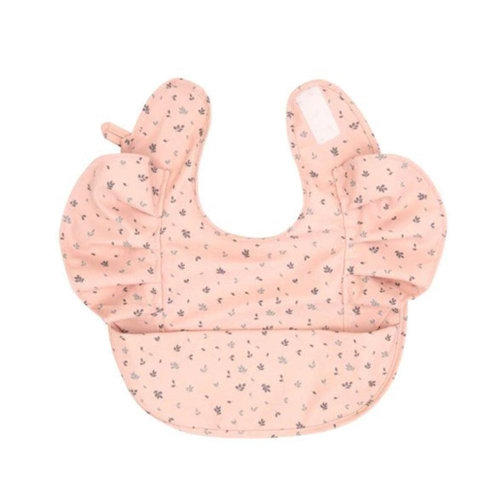 All4Ella Recycled Frills Bib - Leaves