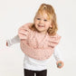 All4Ella Recycled Frills Bib - Leaves