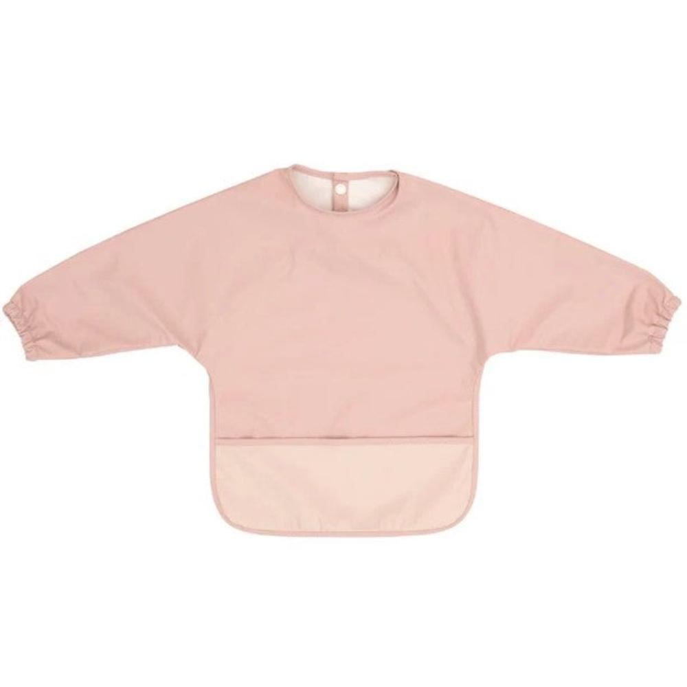All4Ella Recycled Long Sleeve Bib - Two Tone Pink
