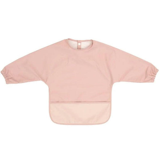 All4Ella Recycled Long Sleeve Bib - Two Tone Pink