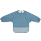 All4Ella Recycled Long Sleeve Bib - Two Tone Blue