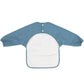 All4Ella Recycled Long Sleeve Bib - Two Tone Blue