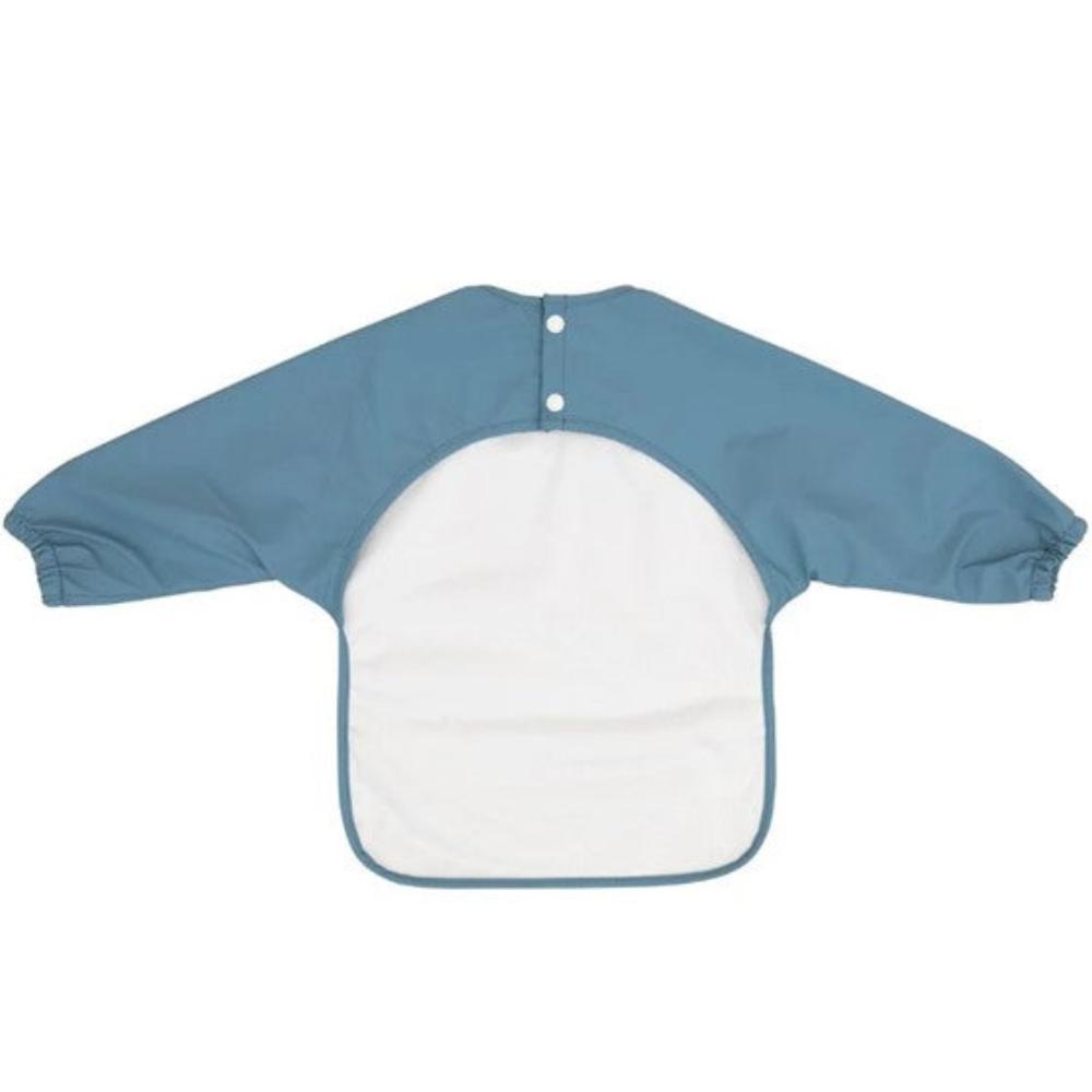 All4Ella Recycled Long Sleeve Bib - Two Tone Blue