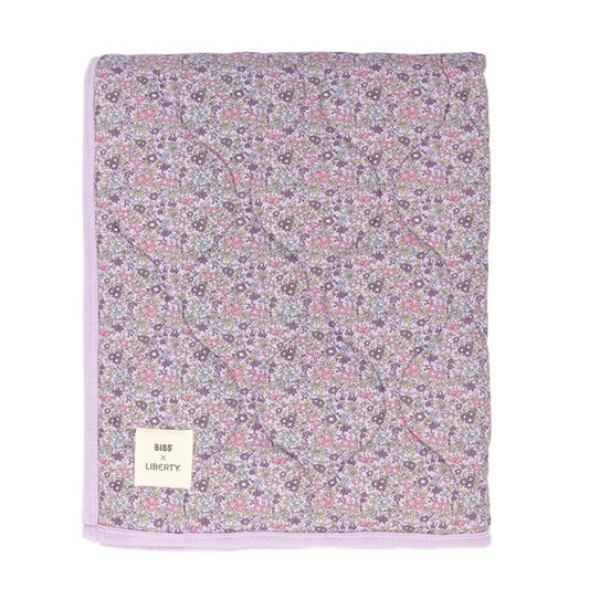 BIBS x Liberty Quilted Blanket - Chamomile Lawn/Violet Sky
