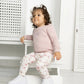 Cracked Soda Blossom Crew and Pant Set - Grape