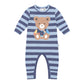 Huxbaby College Hux Blue Stripe Romper