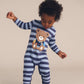 Huxbaby College Hux Blue Stripe Romper