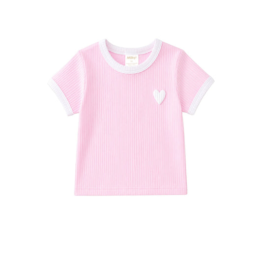 Milky Clothing Bon Bon Rib Tee - Infants