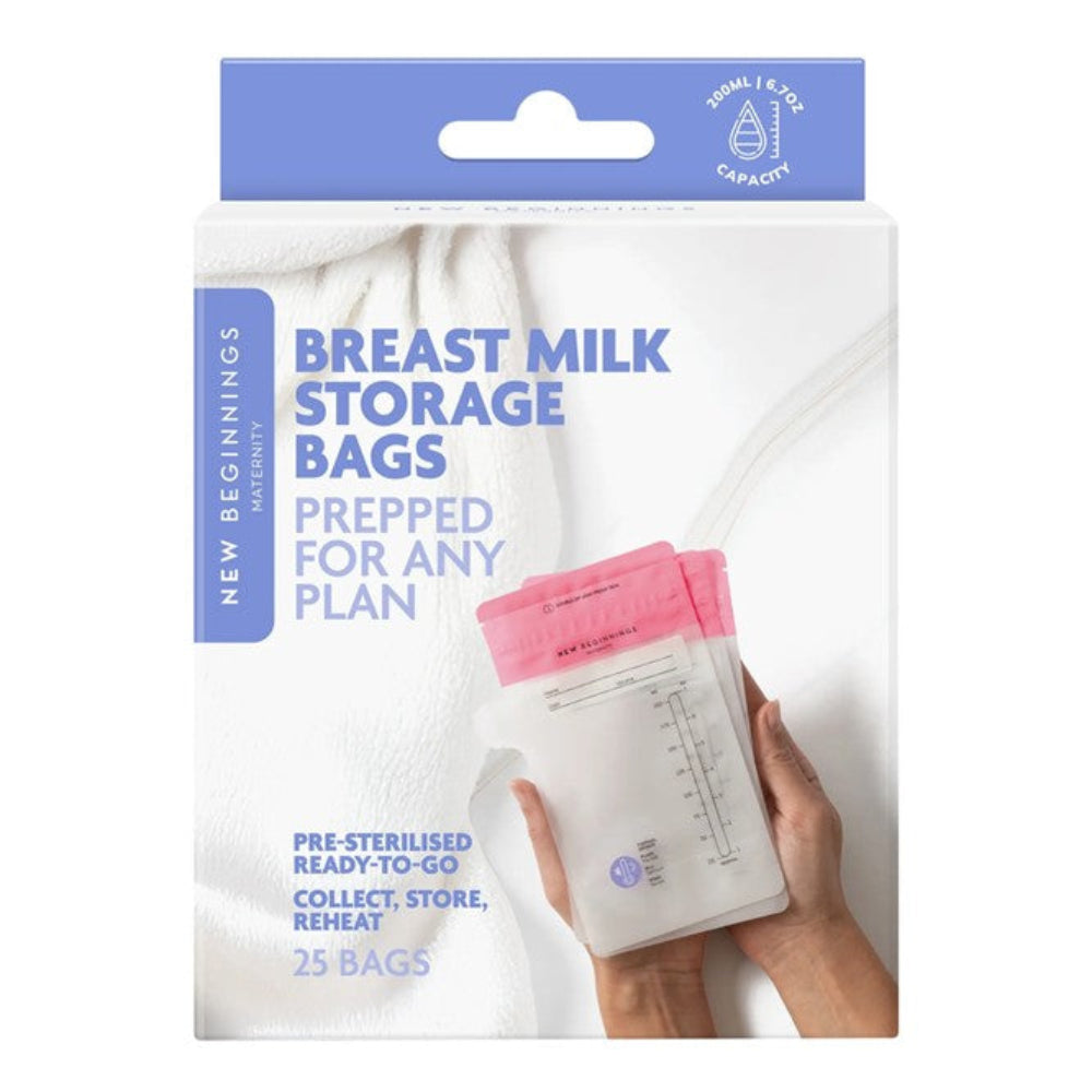 New Beginnings Breastmilk Storage Bags - 25 pk