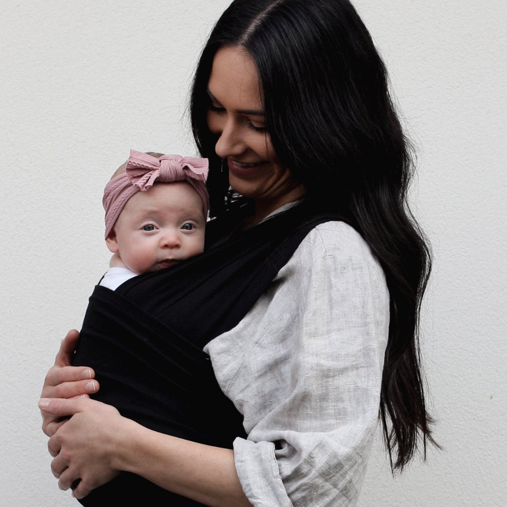 BabyDink Pocket Organic Carrier - Black