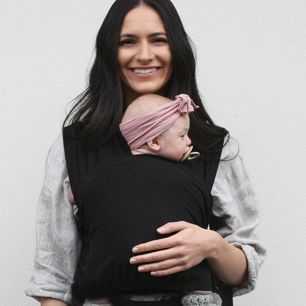 BabyDink Pocket Organic Carrier - Black