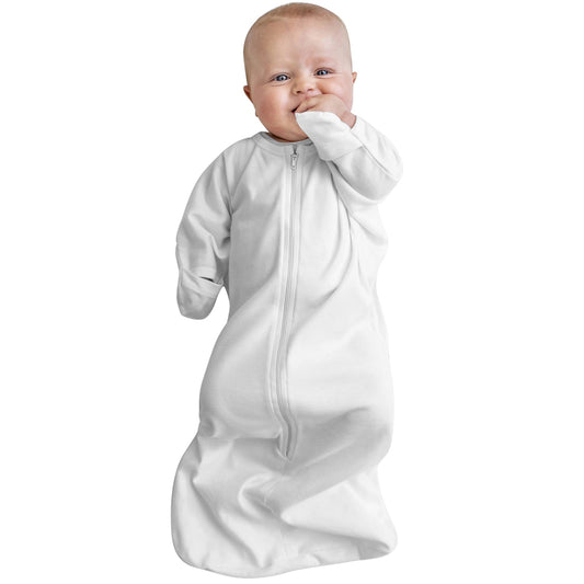 Baby Studio Bamboo Swaddle Bag - 3-9 mths - Bright White