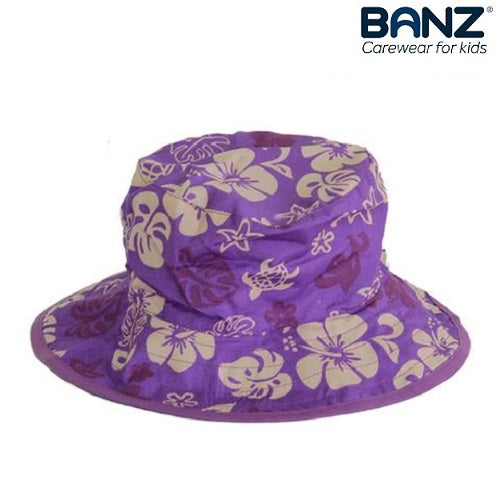 Baby Banz Reversible Sun Hat - Purple Sea - 49-56 cm