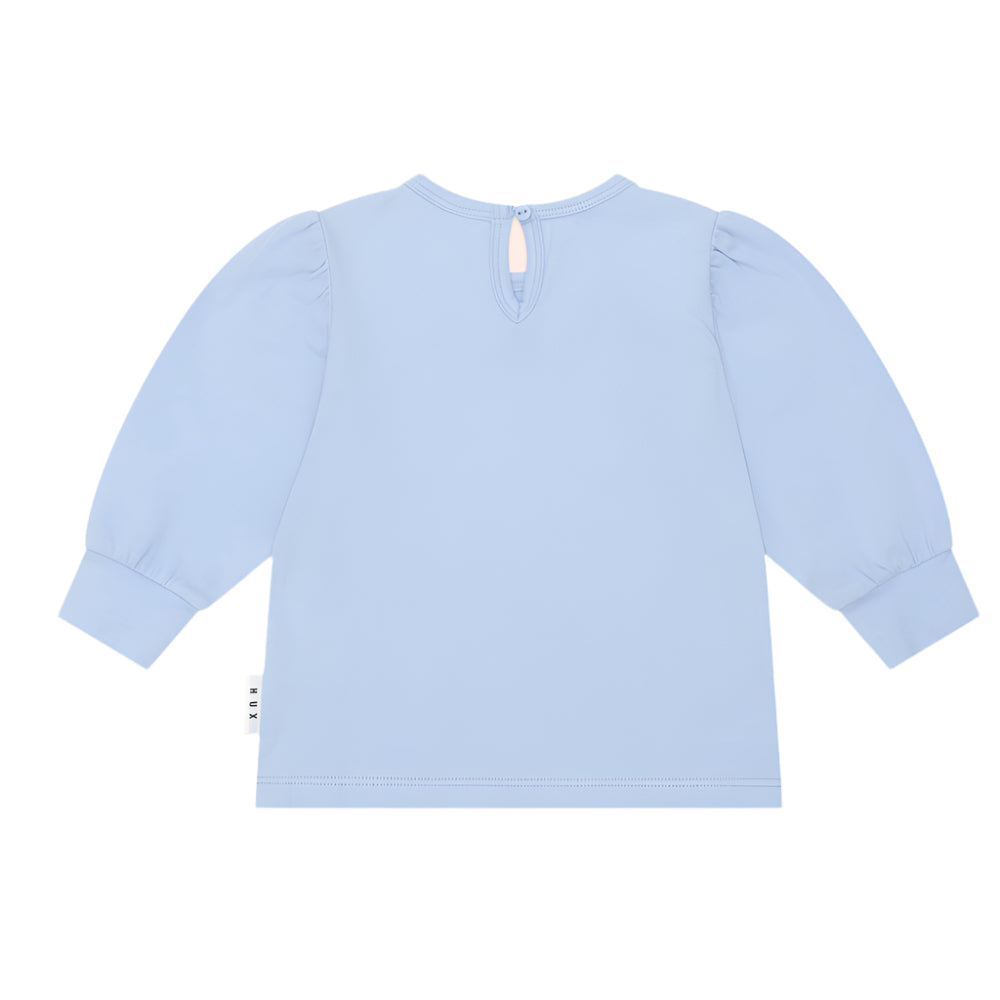 Huxbaby Celestial Unicorn Puff Sleeve Top