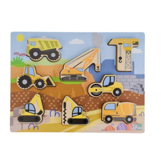 Koala Dream Chunky Construction Vehicle Wooden Puzzle