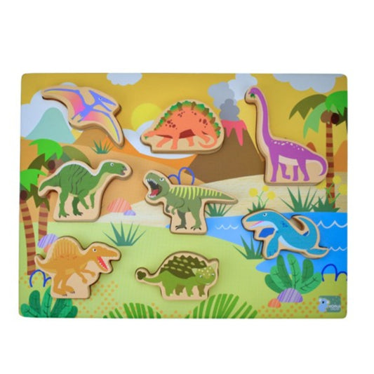 Koala Dream Chunky Dinosaur Wooden Puzzle