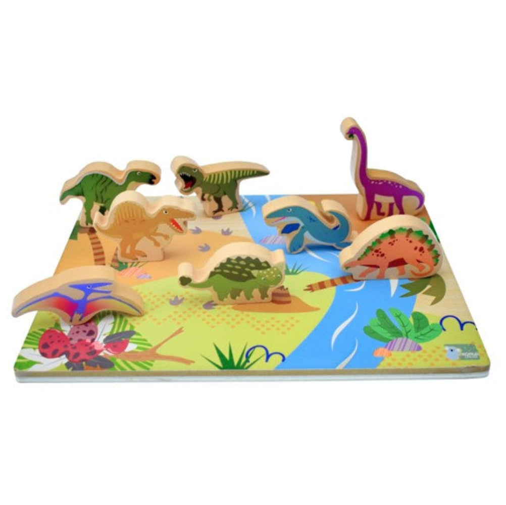 Koala Dream Chunky Dinosaur Wooden Puzzle