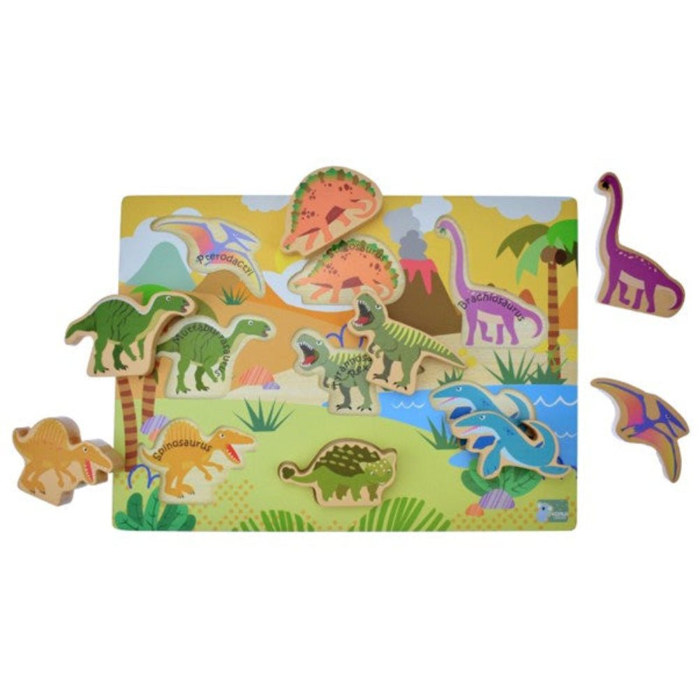 Koala Dream Chunky Dinosaur Wooden Puzzle