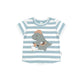 Huxbaby Construction Dino Stripe T Shirt