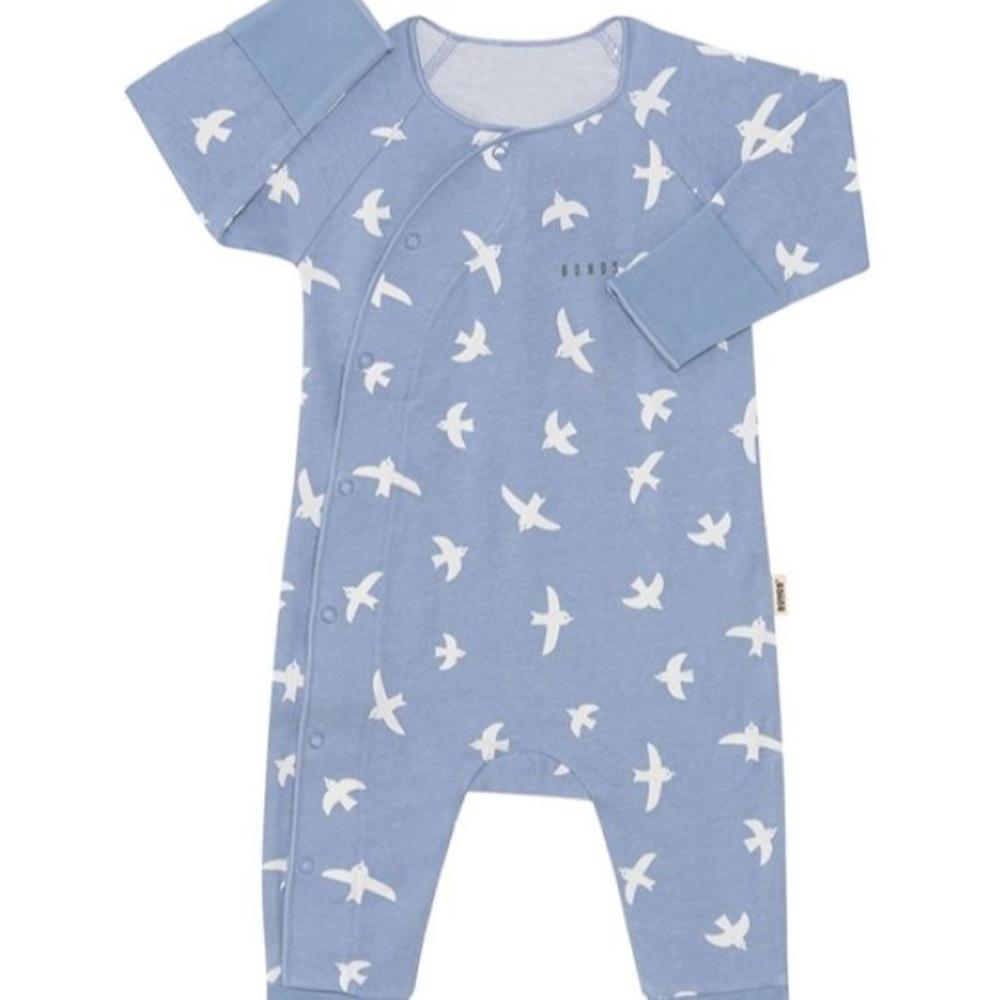 Bonds Newbies Cozysuit - Skybird Delight Blue