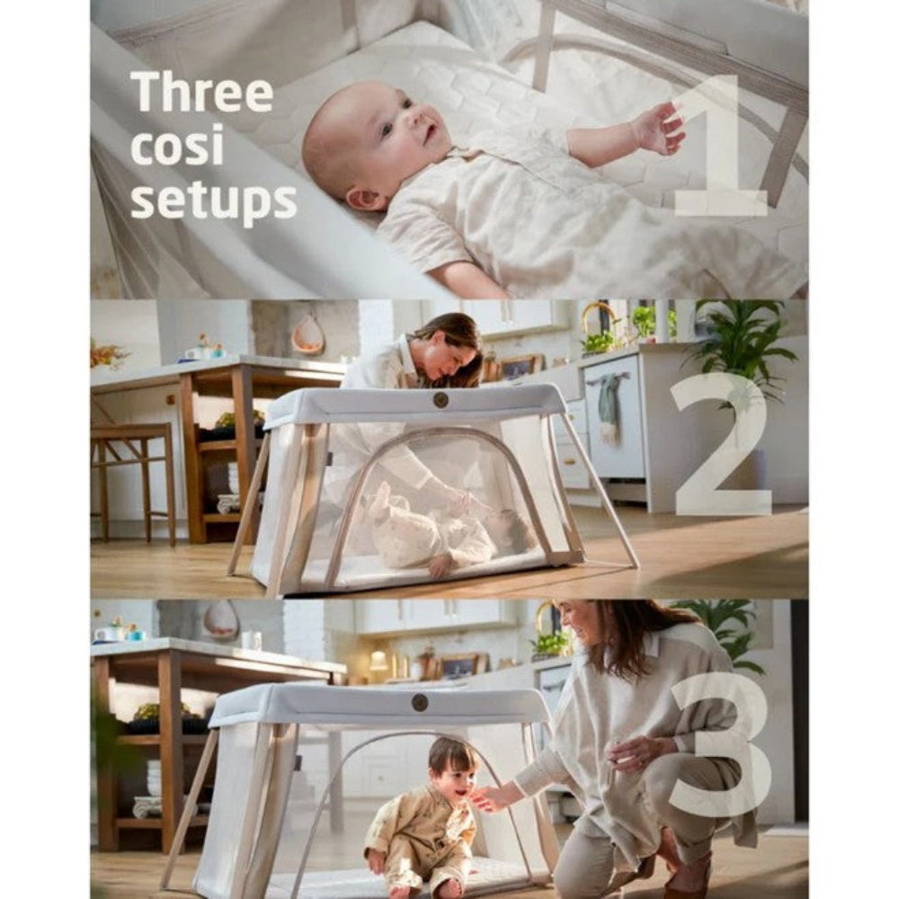 Maxi Cosi Calao Light Travel Cot - Classic Oat