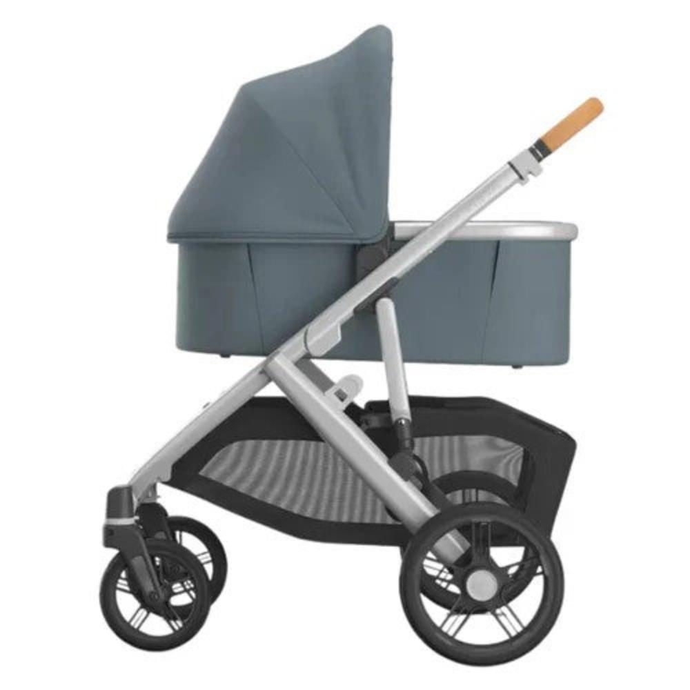 UPPAbaby VISTA V3 with Bassinet - Stone Blue/Silver - Callum + Free Upper Adapters