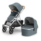 UPPAbaby VISTA V3 with Bassinet - Stone Blue/Silver - Callum + Free Upper Adapters