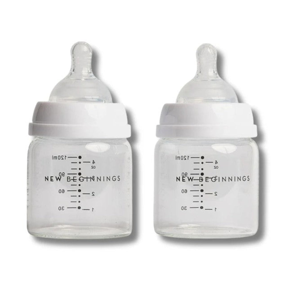 New Beginnings Classic Glass Bottle - 120 ml Twin Pack
