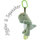 Koala Dream Snuggle Buddy Minty Dinosaur Jiggler