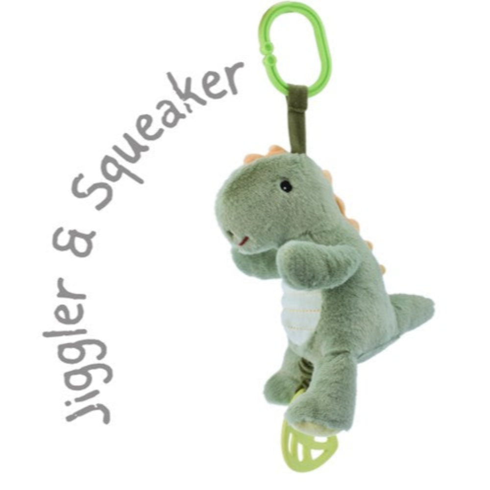 Koala Dream Snuggle Buddy Minty Dinosaur Jiggler