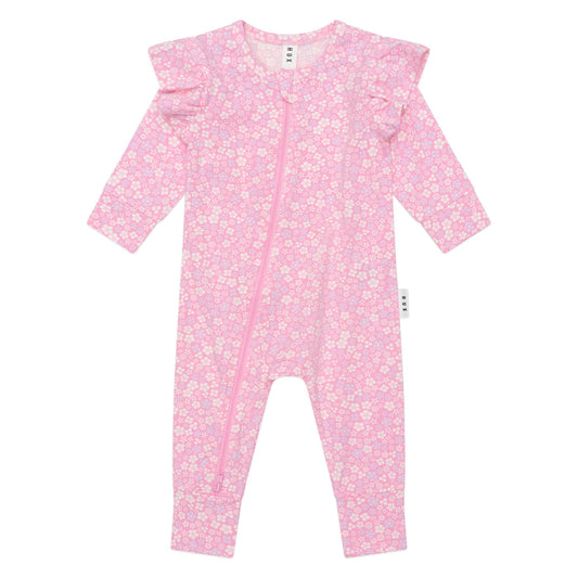 Huxbaby Ditsy Floral Frill Romper