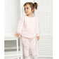 Cracked Soda Dolce Crew and Pant Set - Pink