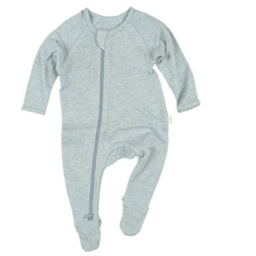 Toshi Dreamtime Organic Long Sleeve Onesie - Ice