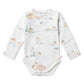 Snuggle Hunny Organic Long Sleeve Bodysuit - Duck Pond