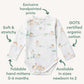 Snuggle Hunny Organic Long Sleeve Bodysuit - Duck Pond