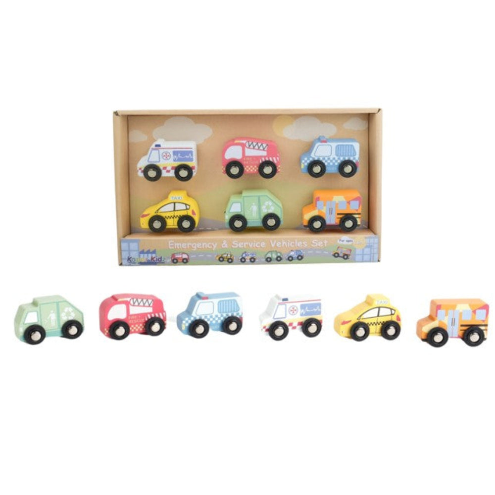 Kaper Kidz Emergency and Service Vehicles Set