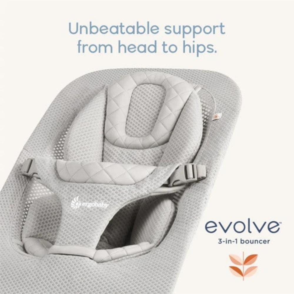 Ergobaby Evolve Bouncer - Mesh - Sage Green