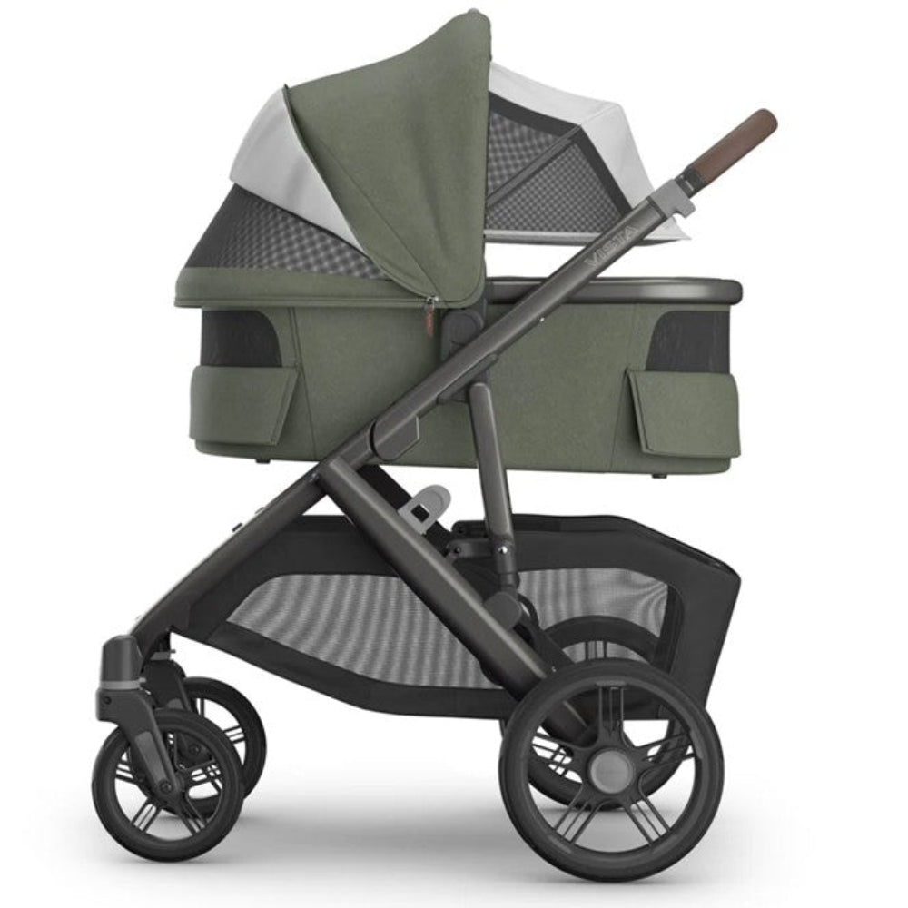 UPPAbaby VISTA V3 with Bassinet - Evelyn with BONUS Upper Adaptors and Bevvy Bag