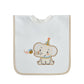 Big Softies Bib Popover 3 Pk - Elephant