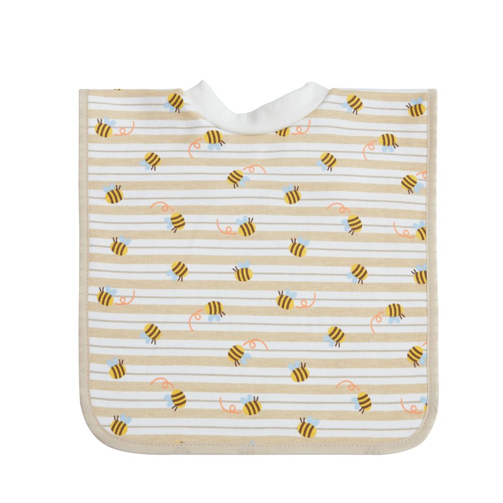 Big Softies Bib Popover 3 Pk - Elephant