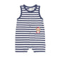 Huxbaby Stripe Father Christmas Sleeveless Romper