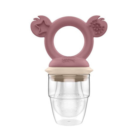 Cherub Baby Silicone Fresh Food Feeder - Dusty Rose/Sand