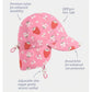 Toshi Swim Flap Cap - Twinkle - Strawberry