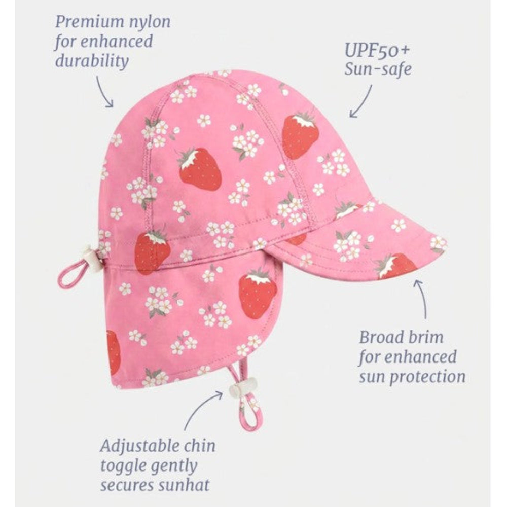 Toshi Swim Flap Cap - Twinkle - Strawberry