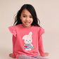 Huxbaby Flower Field Bunny Frill Top